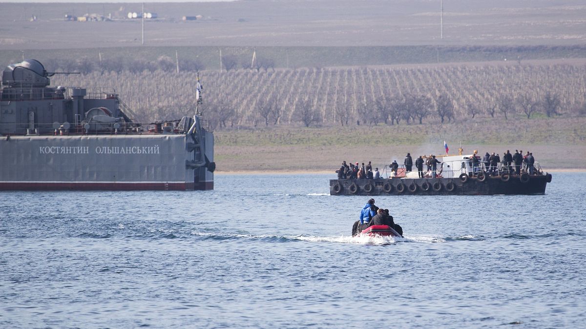 Ukrajinci zasáhli ruskou loď. Před deseti lety byla ještě jejich